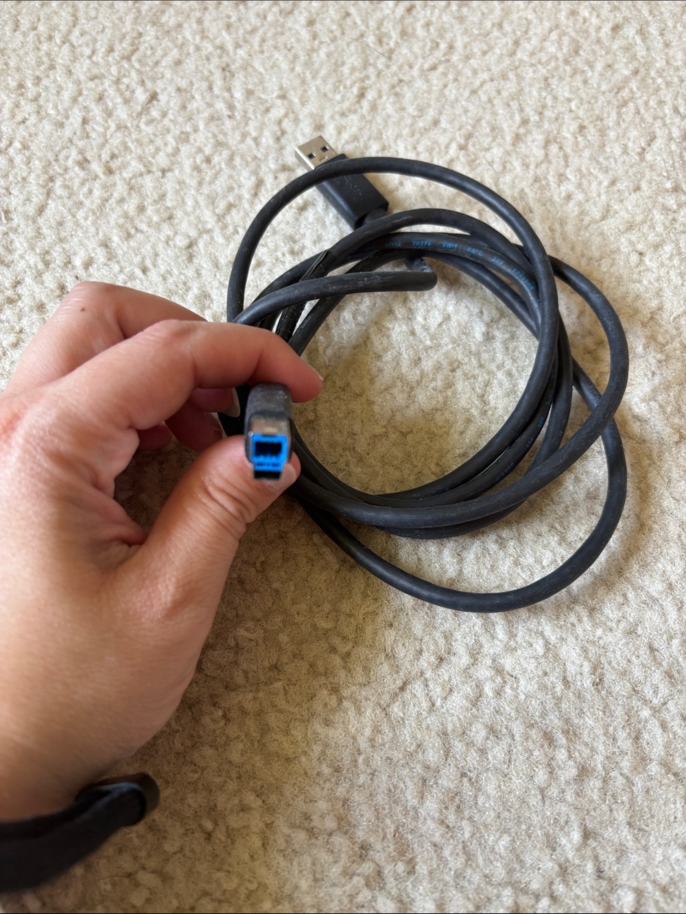USB Printer Cable Bundle Lot | USB 3.0 Device Cable + New USB Printer Cord